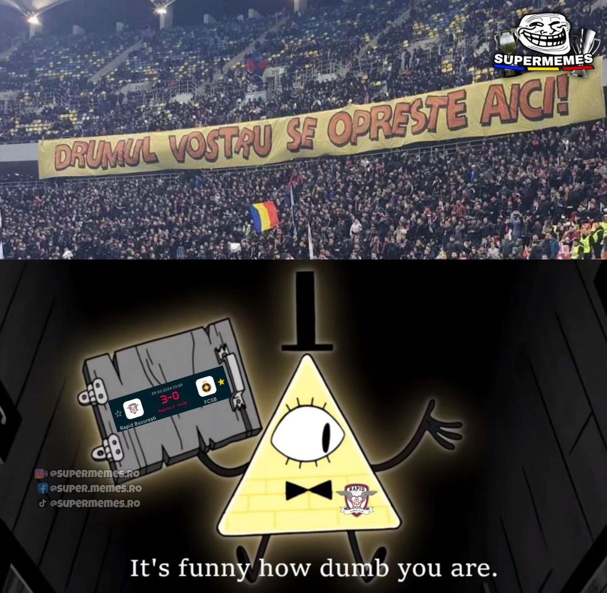 Cele mai tari glume după Rapid - FCSB