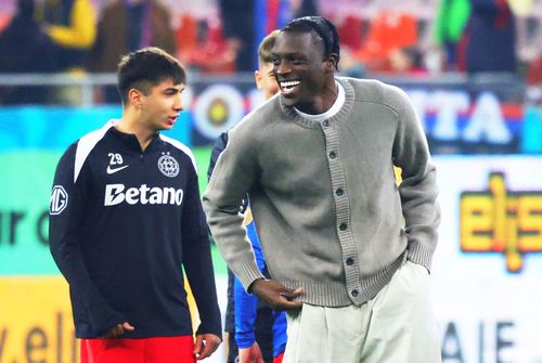 Musi și Dawa după FCSB - Universitatea Craiova / Foto: Ionuț Iordache GSP