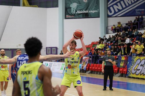 Alex Gross, MVP-ul rundei a 22-a/Foto: Facebook (CSU Sibiu)