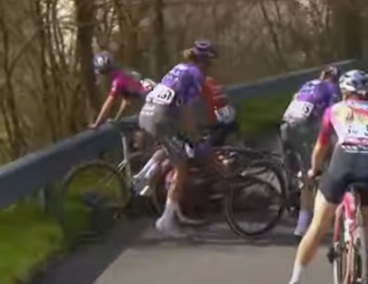 Katarzyna Niewiadoma - accidentare