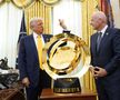 Donald Trump, alături de Infantino și trofeul Cupei Mondiale a Cluburilor/ foto Imago Images