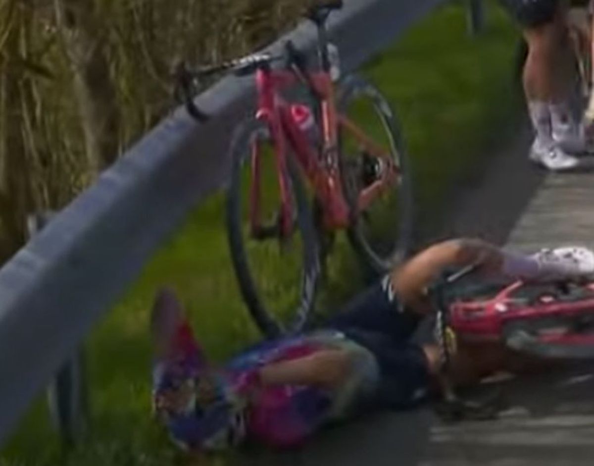 Katarzyna Niewiadoma - accidentare