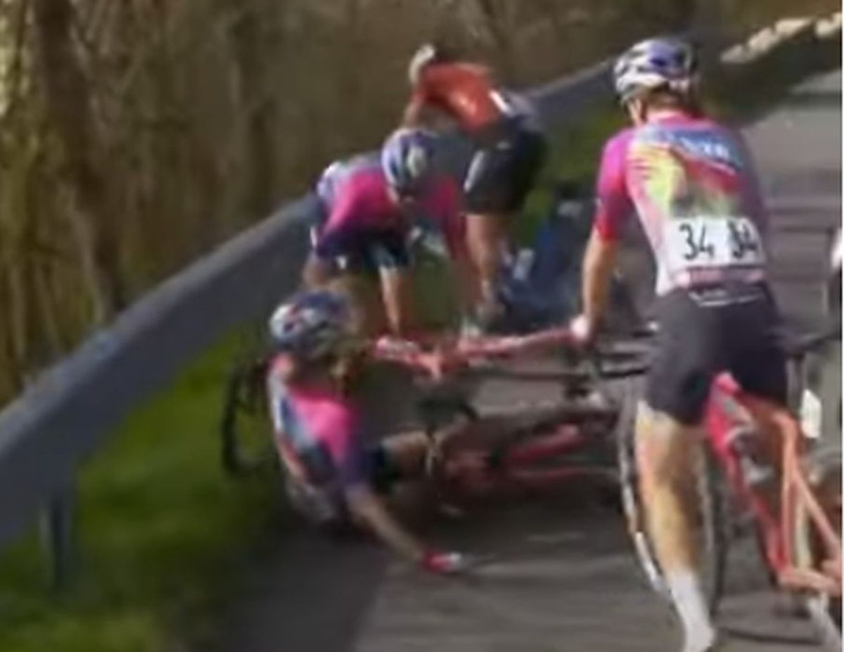 Katarzyna Niewiadoma - accidentare