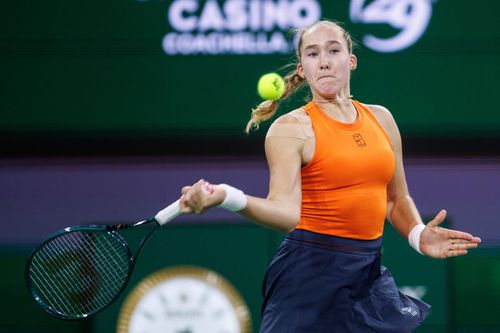 Mirra Andreeva în acțiune la Indian Wells Foto: Imago Images