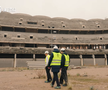În sfârșit! După 16 ani, au reluat lucrările la „colosul uitat” » Imagini de pe șantierul unui stadion unic