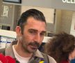Elias Charalambous, cu lacrimi în ochi pe aeroport, la plecarea din România/ foto: GSP