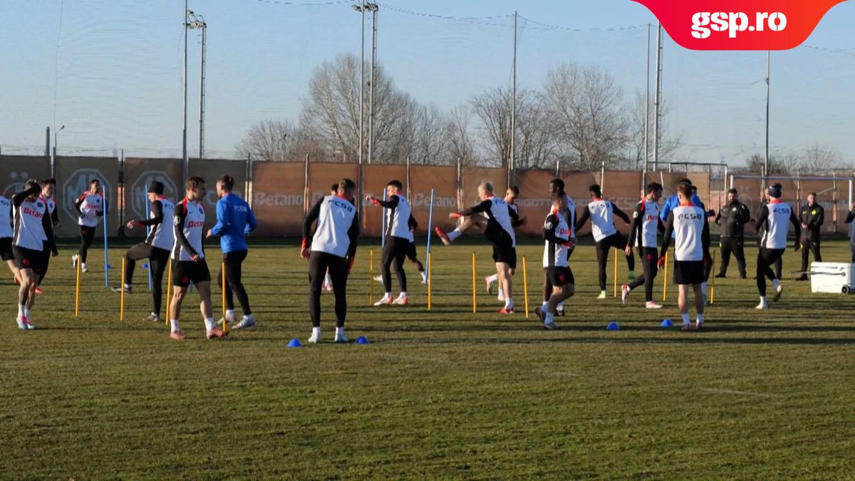 Mirel Rădoi a susținut primul antrenament la FCSB // foto: Cristi Preda (GSP.ro)