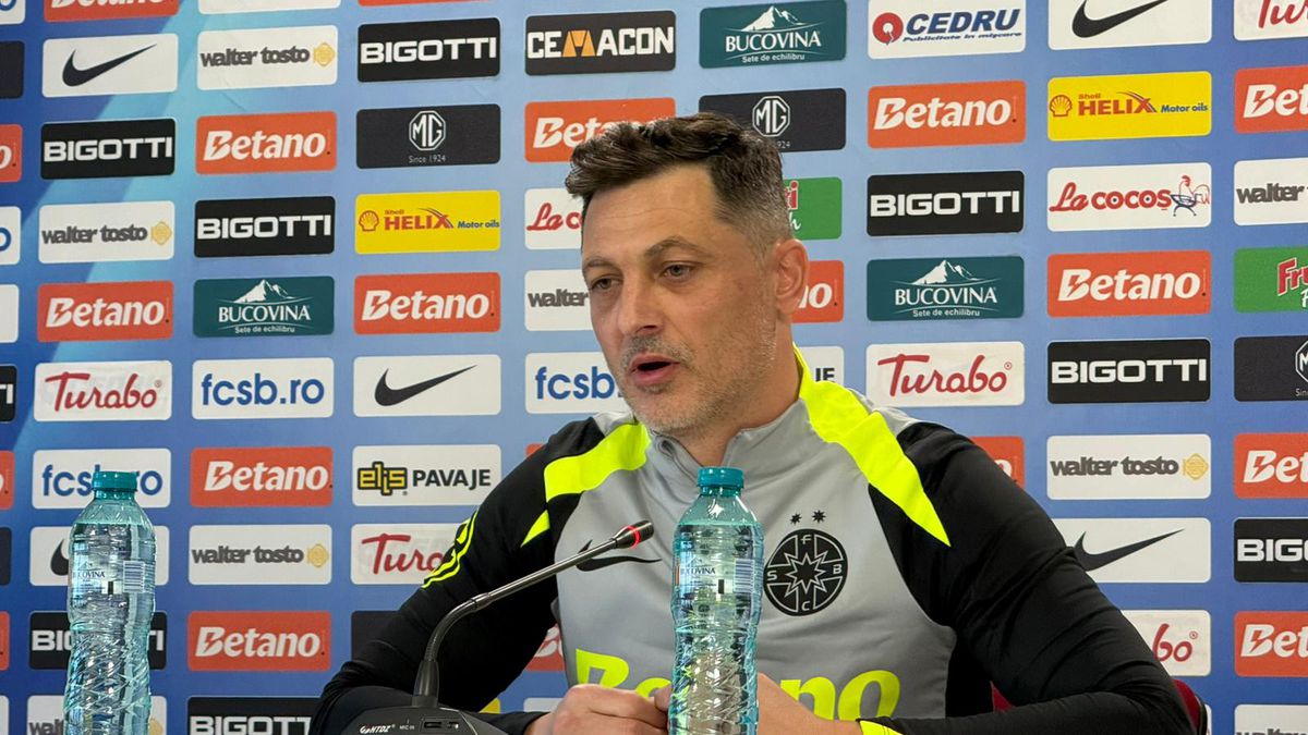 Mirel Rădoi, conferință de prezentare la FCSB