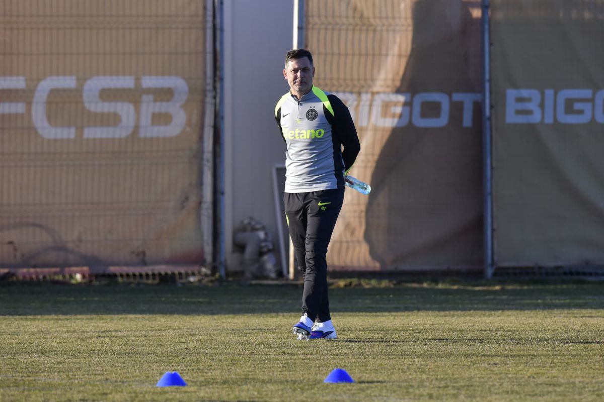 Mirel Rădoi a susținut primul antrenament la FCSB // foto: Cristi Preda (GSP.ro)