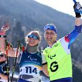 Carina Edlingerova, alături de Alexandr Patava, ghidul ei/Foto: Getty Images