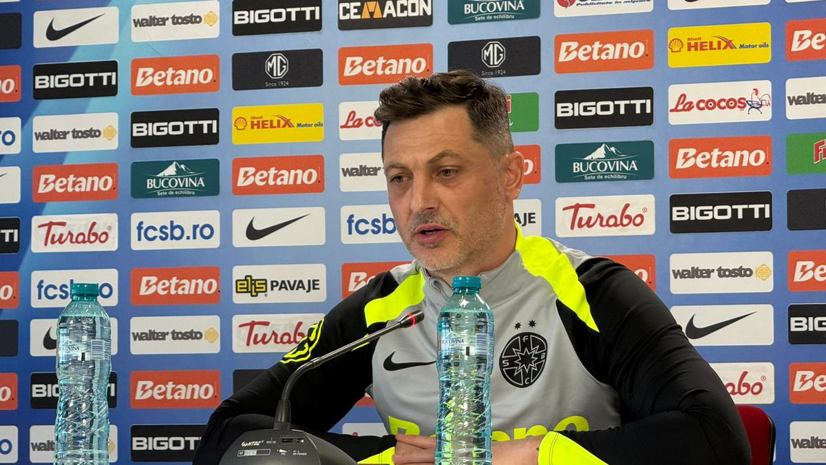 Mirel Rădoi, conferință de prezentare la FCSB