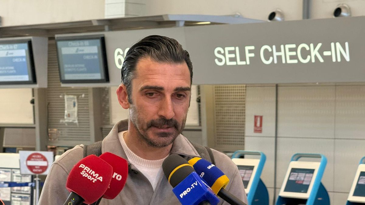 Elias Charalambous, cu lacrimi în ochi pe aeroport, la plecarea din România