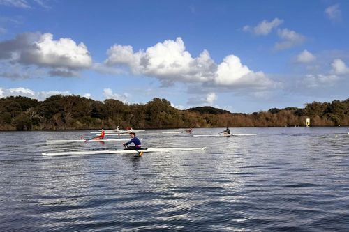 Canotorii lotului național au stat două luni și jumătate în cantonamentul de la Sabaudia Foto: FR Canotaj
