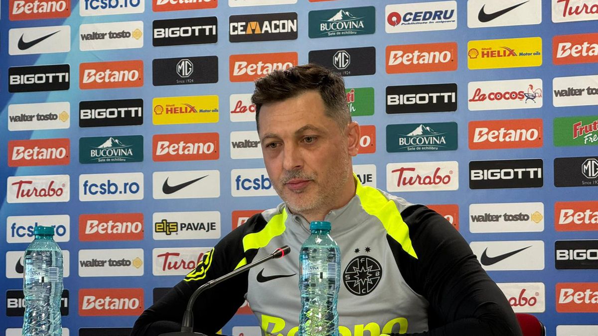 Mirel Rădoi, conferință de prezentare la FCSB