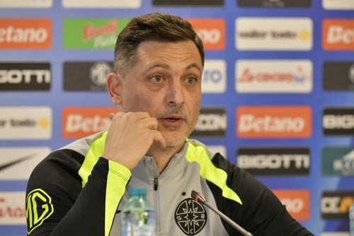 Mirel Rădoi, prima conferință de presă la FCSB/ foto: Cristi Preda GSP