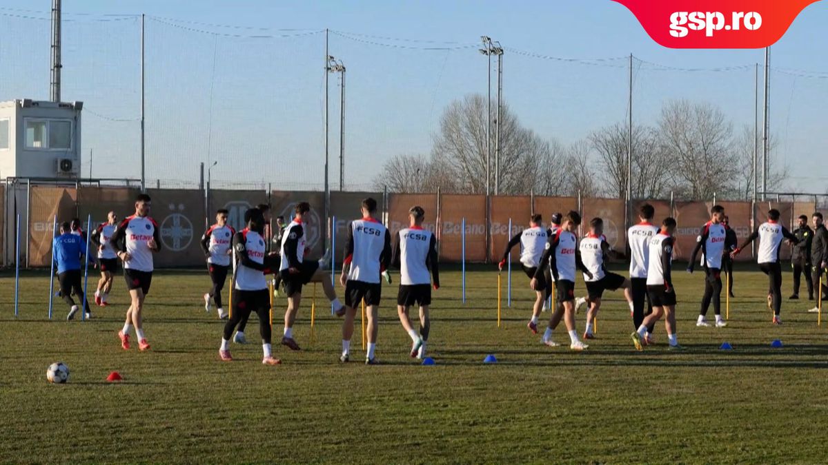 Mirel Rădoi a susținut primul antrenament la FCSB » Diferență MAJORĂ în pregătire