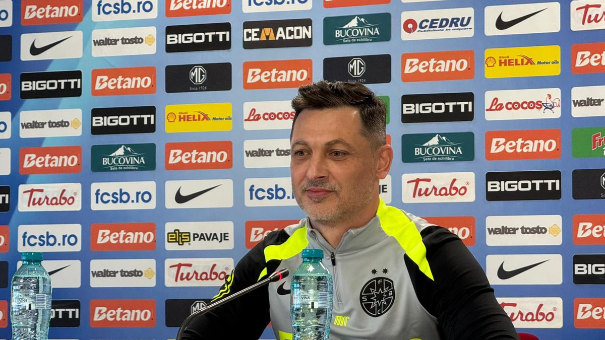 Mirel Rădoi, conferință de prezentare la FCSB