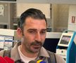 Elias Charalambous, cu lacrimi în ochi pe aeroport, la plecarea din România/ foto: GSP