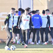 Mirel Rădoi și Luca Ciobanu, junior al FCSB