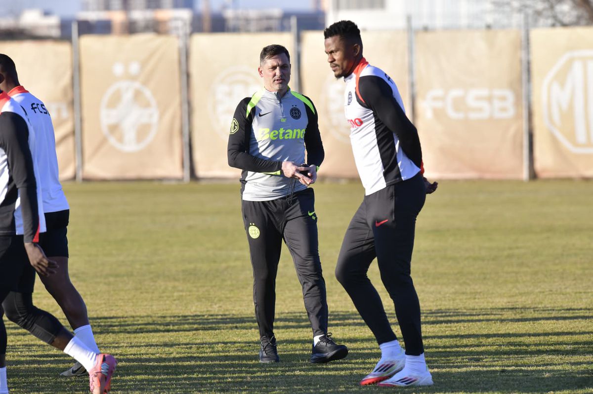 Mirel Rădoi a susținut primul antrenament la FCSB // foto: Cristi Preda (GSP.ro)