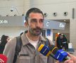 Elias Charalambous, cu lacrimi în ochi pe aeroport, la plecarea din România/ foto: GSP