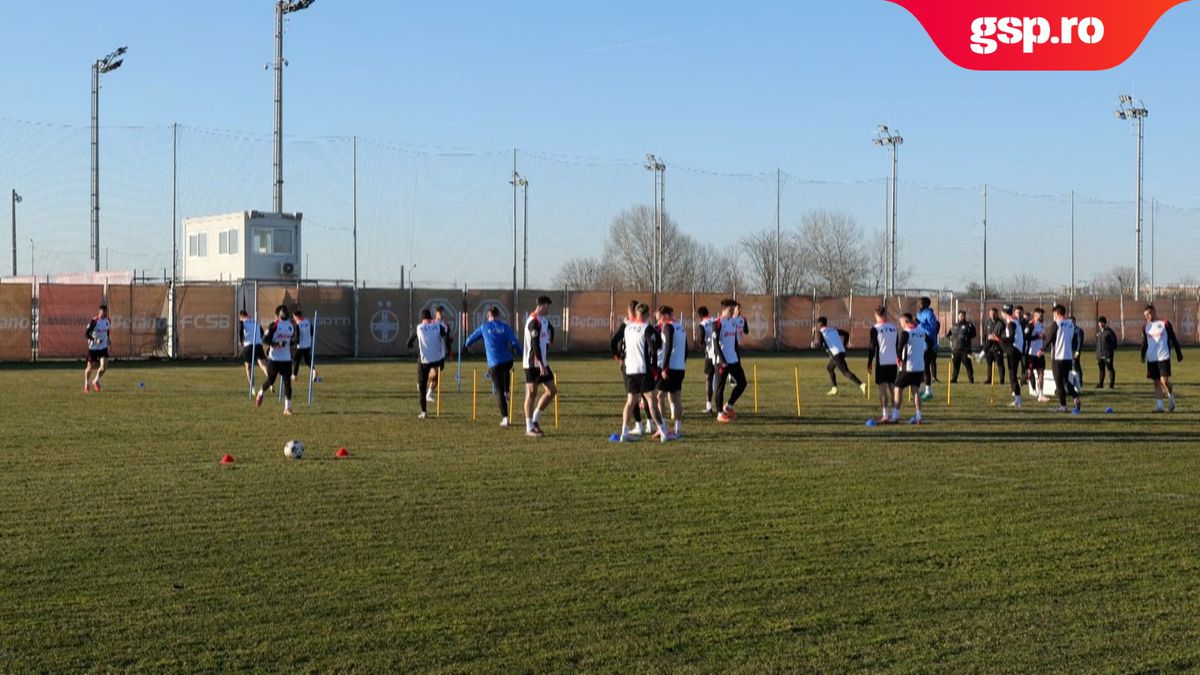 Mirel Rădoi a susținut primul antrenament la FCSB // foto: Cristi Preda (GSP.ro)