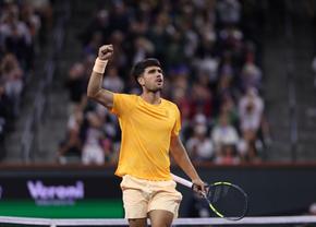 După calificarea în „optimile” Indian Wells, Carlos Alcaraz a bifat o performanță uluitoare: 70 de victorii în 75 de meciuri!