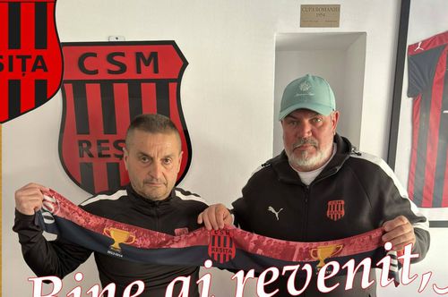 Leontin Doană (56 de ani) a fost prezentat în funcția de antrenor la divizionara secundă CSM Reșița.