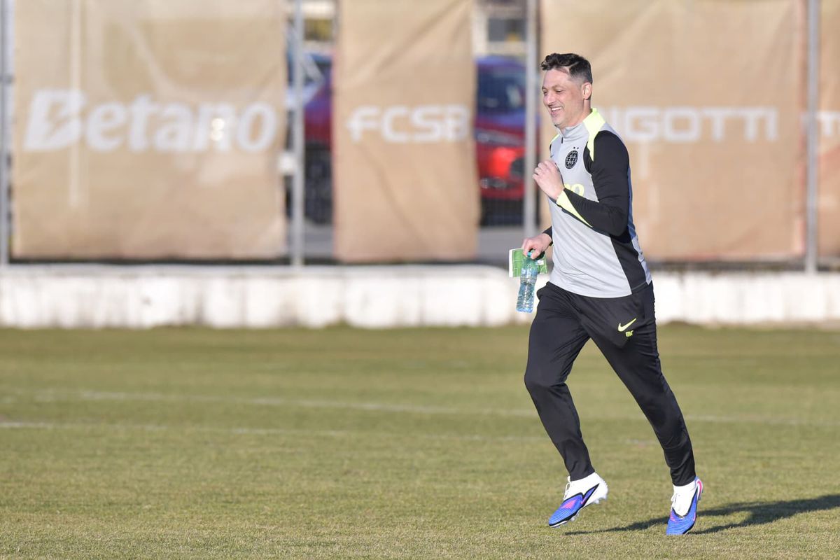 Mirel Rădoi a susținut primul antrenament la FCSB // foto: Cristi Preda (GSP.ro)