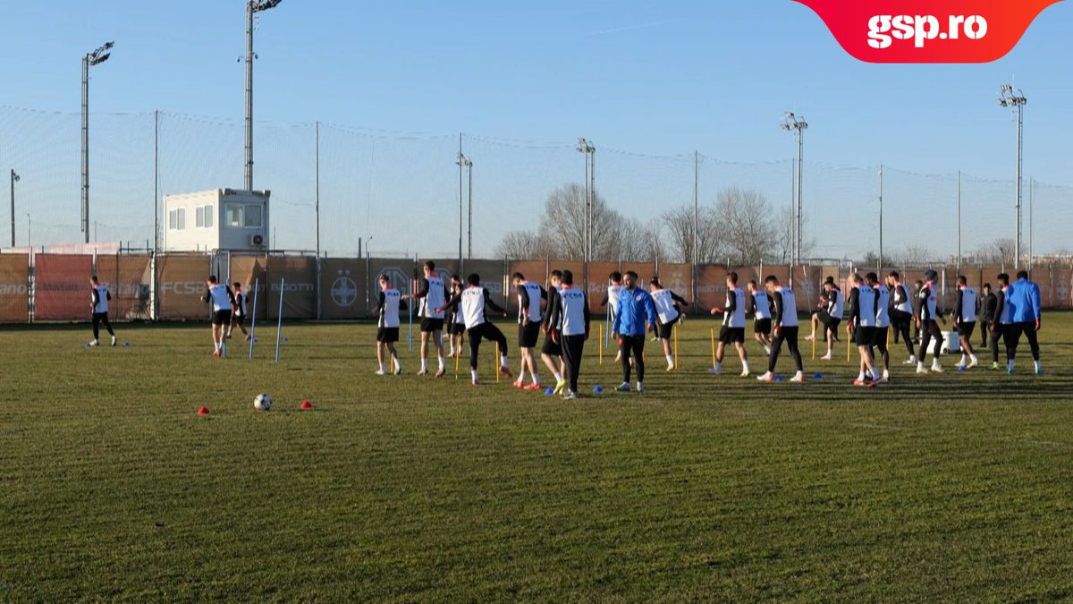 Mirel Rădoi a susținut primul antrenament la FCSB // foto: Cristi Preda (GSP.ro)