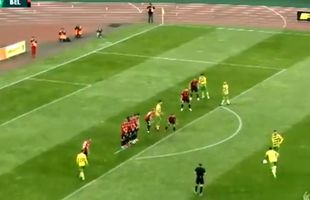 VIDEO Cine spune că nu-i spectacol? Gol senzațional marcat azi în campionatul din Belarus