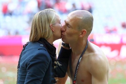 Bernadien Robben, alături de Arjen Robben. foto: Guliver/Getty Images
