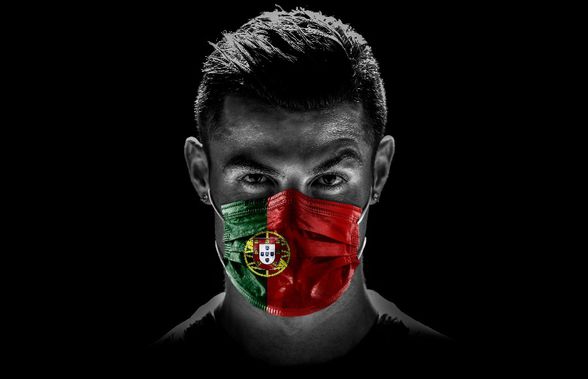 Cristiano Ronaldo, provocarea măștii în steagul național: „Să ajutăm fiecare cum putem!”