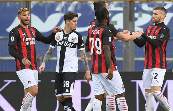 Parma - AC Milan 1-3 » Dennis Man, integralist! Zlatan eliminat + Man i-a dat mingea printre picioare suedezului