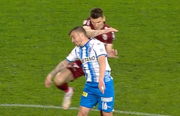 Consens în studio cu privire la o fază din CSU Craiova - CFR » Verdictul specialistului: „Trebuia cartonaș roșu!”