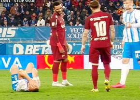 Billel Omrani, gest golănesc în CSU Craiova - CFR Cluj » Brigada lui Radu Petrescu a ratat momentul