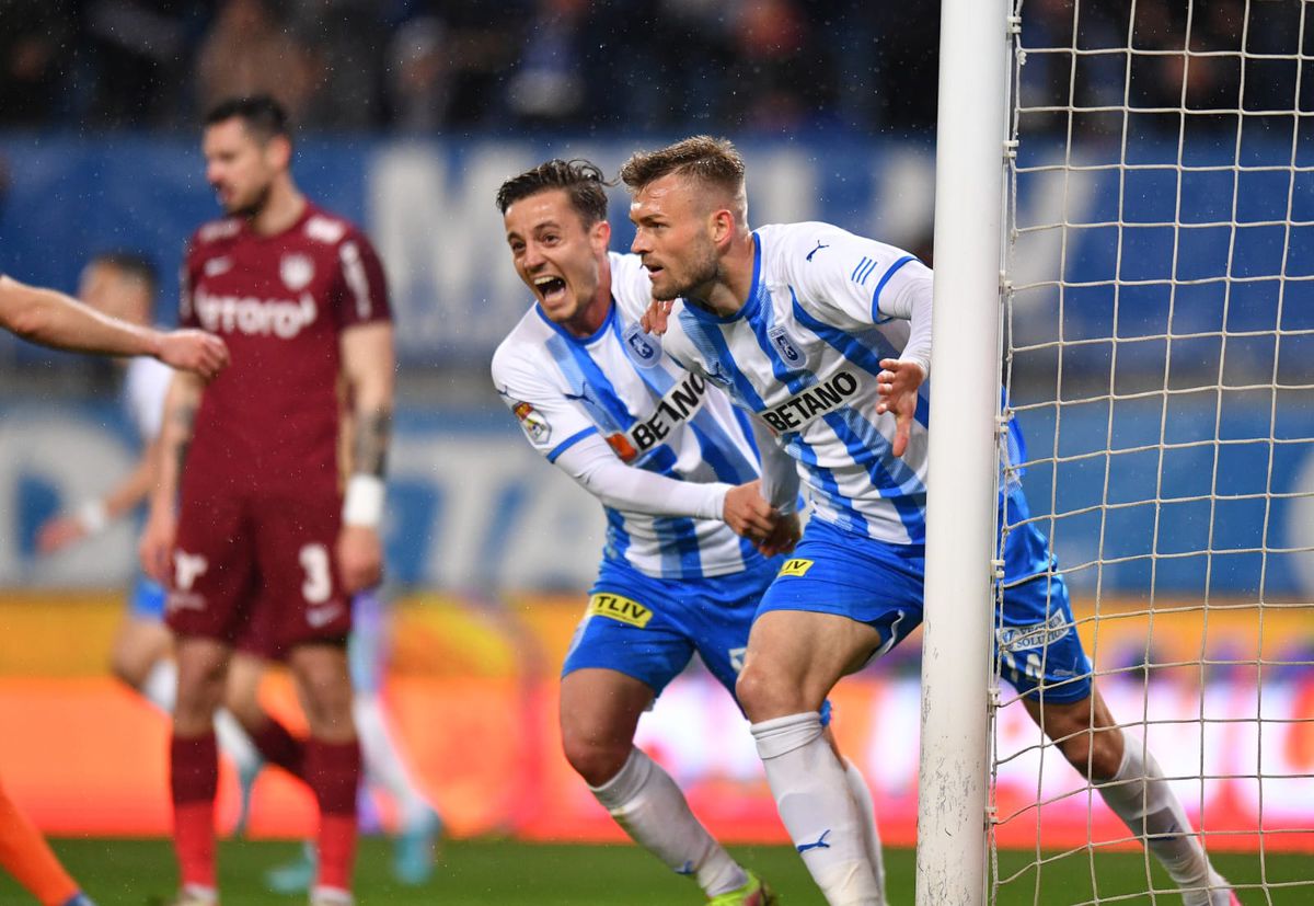 CSU Craiova - CFR Cluj 3-2. Laurențiu Reghecampf prinde curaj: „Acum sunt 3 echipe care se bat acolo sus!”