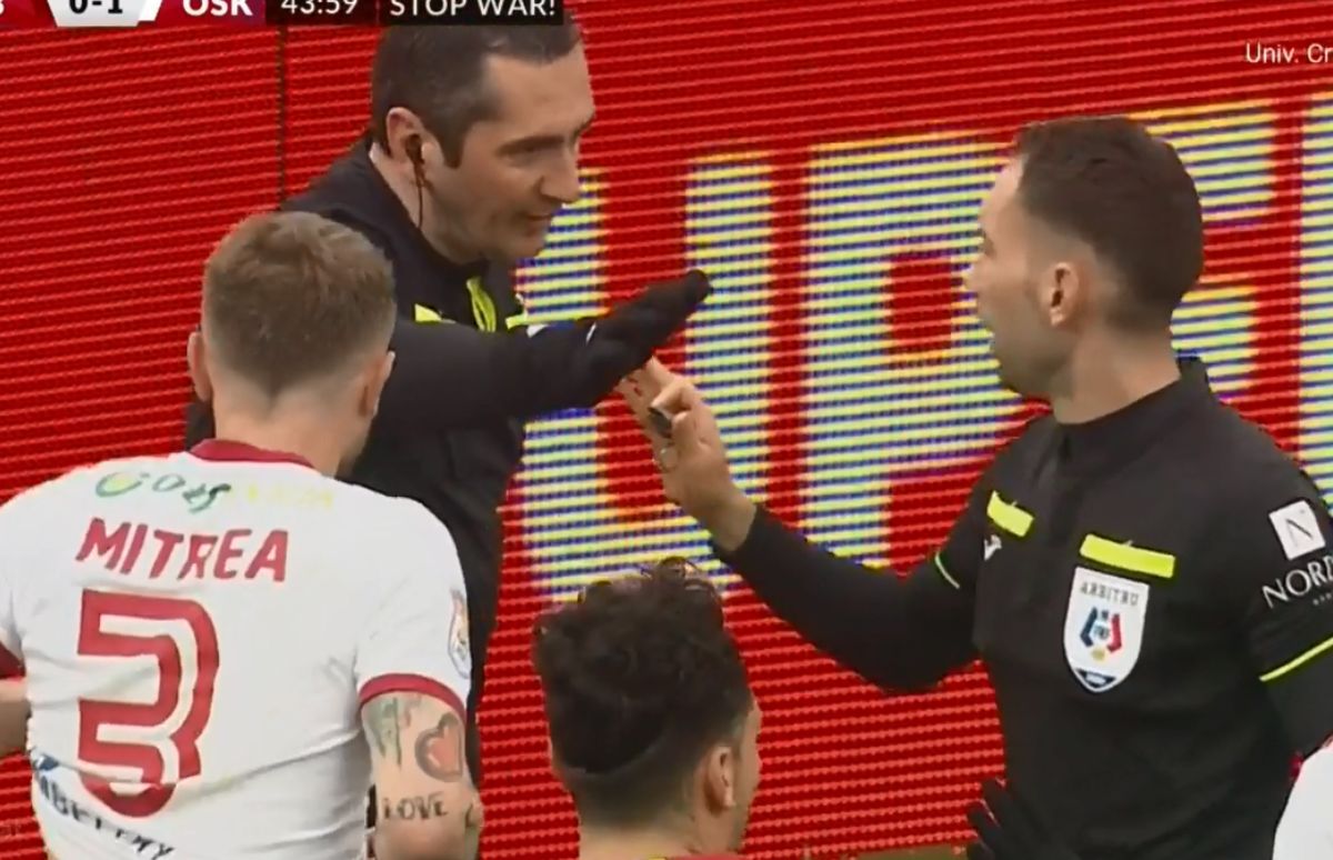 George Găman, salvat de „asistent” în Botoșani - Sepsi » Scene tensionate, după ce arbitrul s-a răzgândit: „Hoții, hoții!”