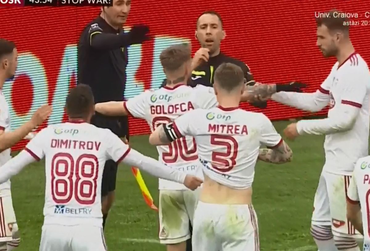 George Găman, salvat de „asistent” în Botoșani - Sepsi » Scene tensionate, după ce arbitrul s-a răzgândit: „Hoții, hoții!”