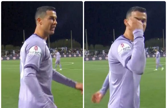 Furibund! Cristiano Ronaldo a urlat la adversari, după ce Al Nassr a pierdut două puncte: „N-ați vrut să jucați!”