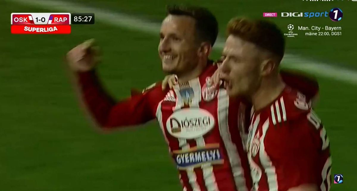 Gol „invizibil” în Sepsi - Rapid » Ce s-a întâmplat pe transmisiunea TV