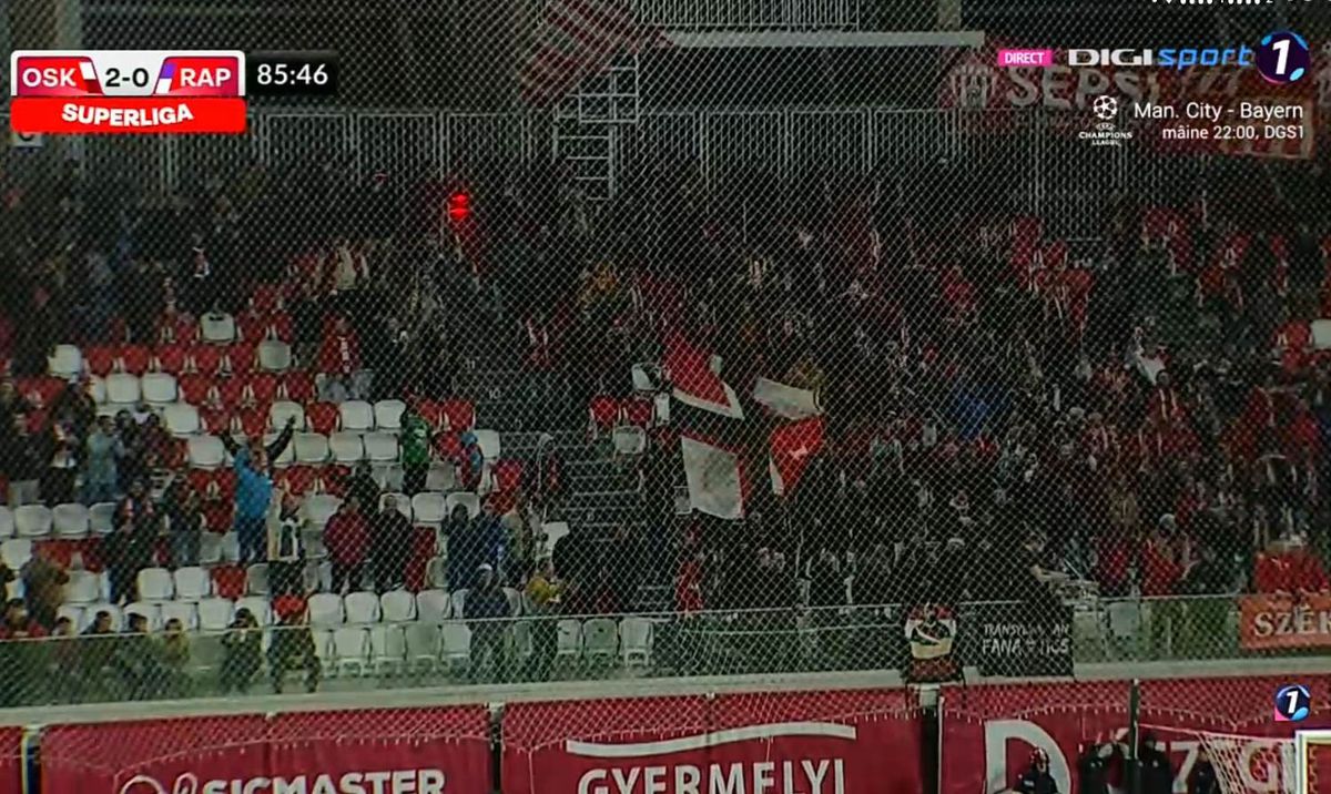 Gol „invizibil” în Sepsi - Rapid » Ce s-a întâmplat pe transmisiunea TV