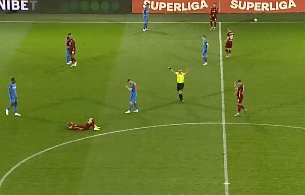 CFR Cluj a cerut penalty în meciul cu FCSB