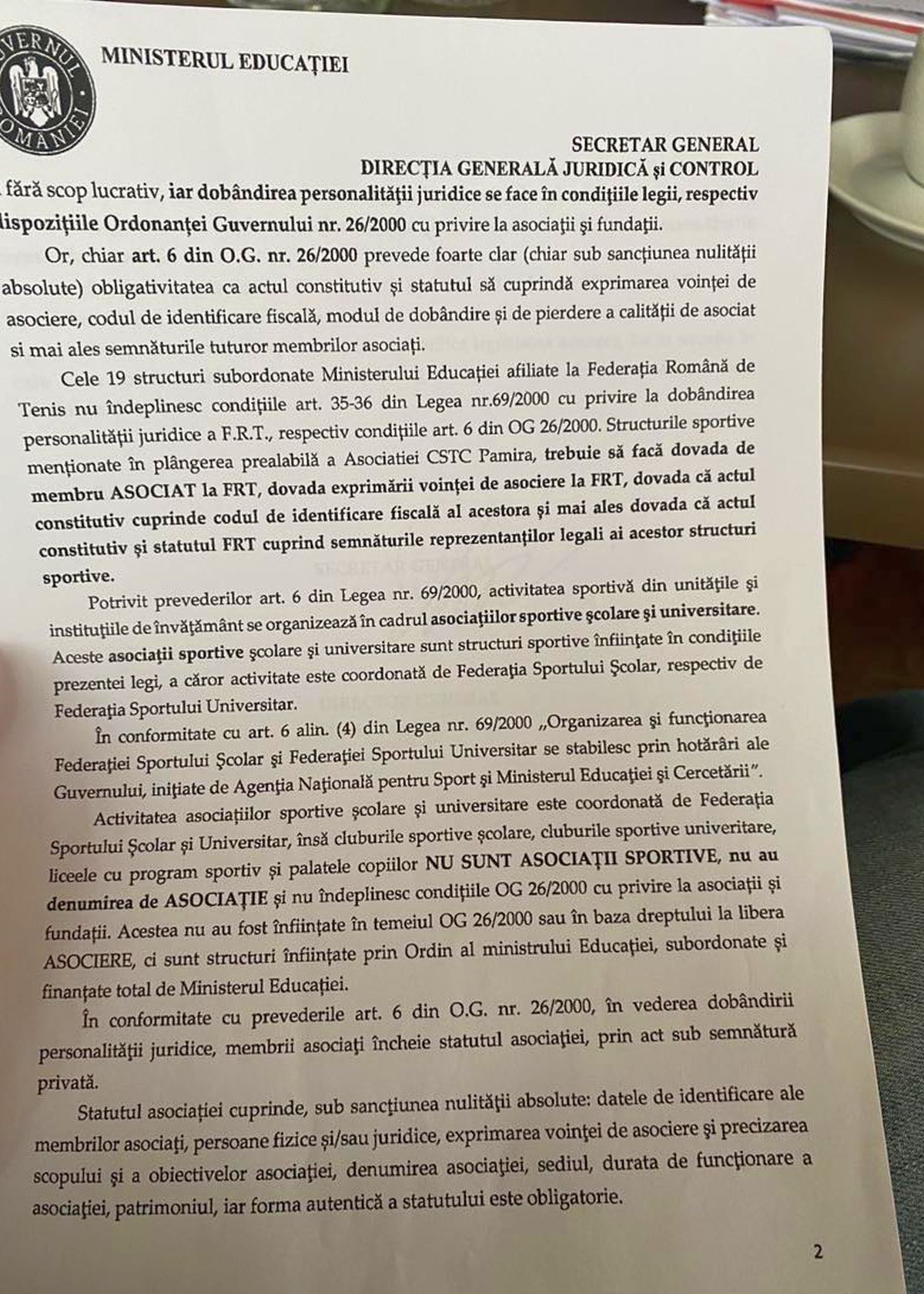 Ce simulacru în tenisul românesc! Acuzații grave la vârful Federației: „«A dat» în copii!” vs. „Vă înscrieți pe calea sigură spre pușcărie!”