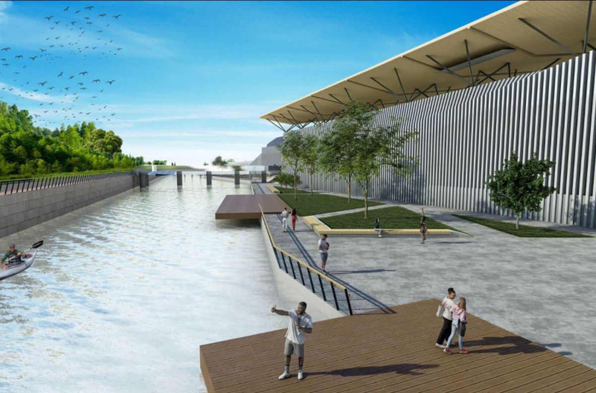 Cum arată acum și cum ar urma să se prezinte stadionul din Bistrița