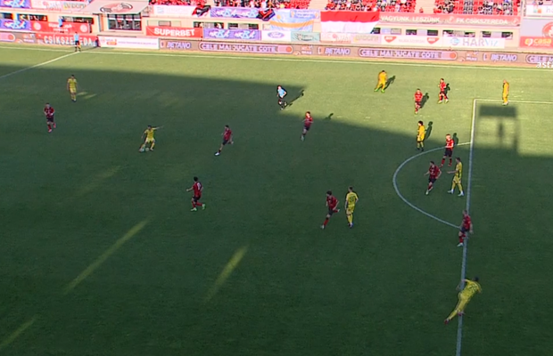 Csikszereda - CS Mioveni, 1-1 » Oaspeții au salvat un punct dintr-un gol controversat