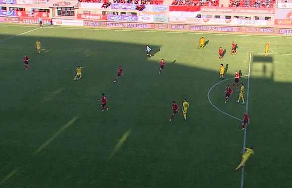 Csikszereda - CS Mioveni, 1-1 » Oaspeții au salvat un punct dintr-un gol controversat