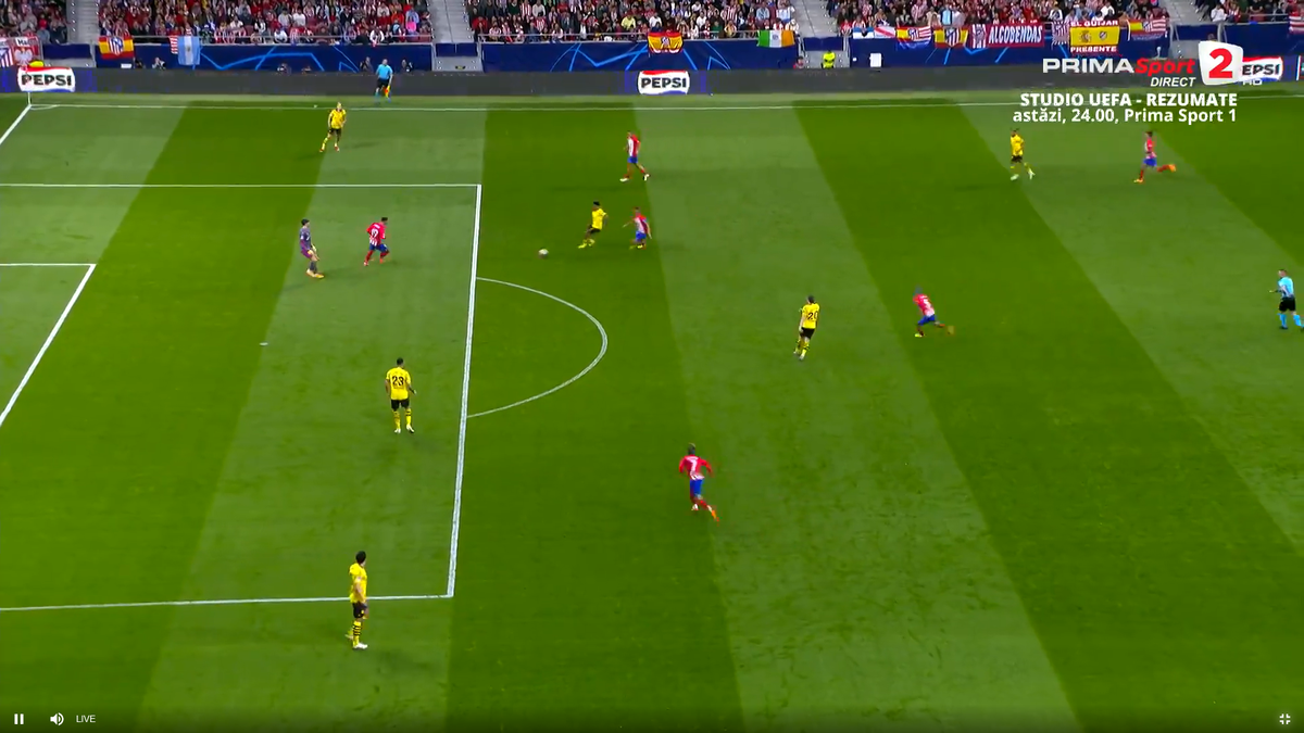 Gafă în Atletico - Dortmund