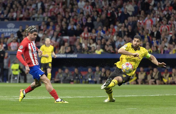 Gafă uriașă la Atletico - Dortmund » Ce s-a întâmplat sub ochii lui Moldovan