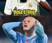 Haaland, ținta glumelor » Cele mai tari meme-uri, după primele meciuri din sferturile Champions League